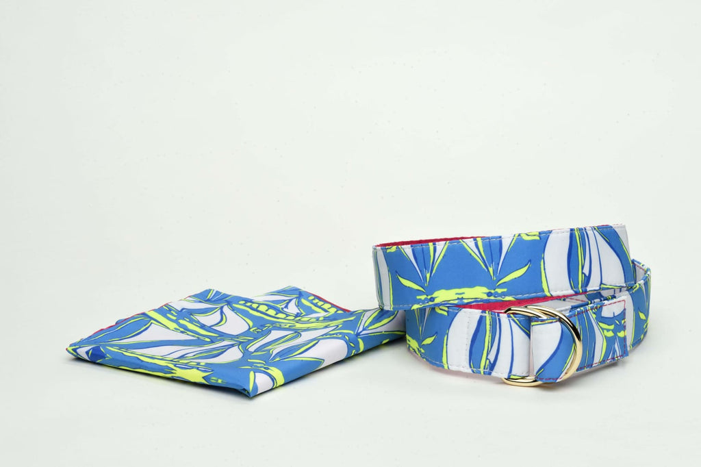 Smooth Sailing Belt and Pocket Square Combo - Belt and 